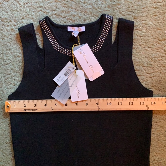 Minnie Rose Studded sweater dress knit Tags removed - Picture 6 of 6